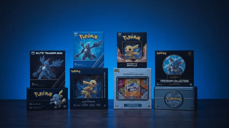 Les différents types de coffrets Pokémon
