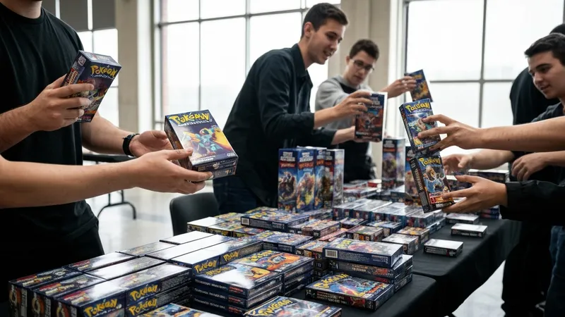 Participer à des événements pour les collectionneurs de coffrets Pokémon